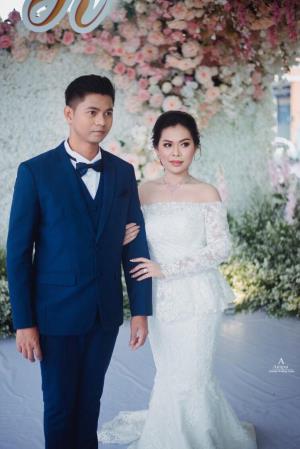 ชุดเจ้าสาวและชุดเจ้าบ่าว ชุดสากล เช่าที่แบมบี้ เวดดิ้ง ห้วยขวาง