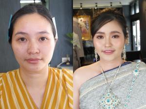 แต่งหน้าทำผมเจ้าสาว เช่าที่แบมบี้ เวดดิ้ง ห้วยขวาง